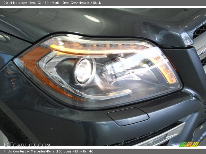 Steel Grey Metallic / Black 2014 Mercedes-Benz GL 450 4Matic