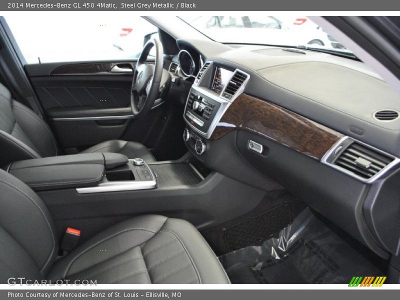 Steel Grey Metallic / Black 2014 Mercedes-Benz GL 450 4Matic