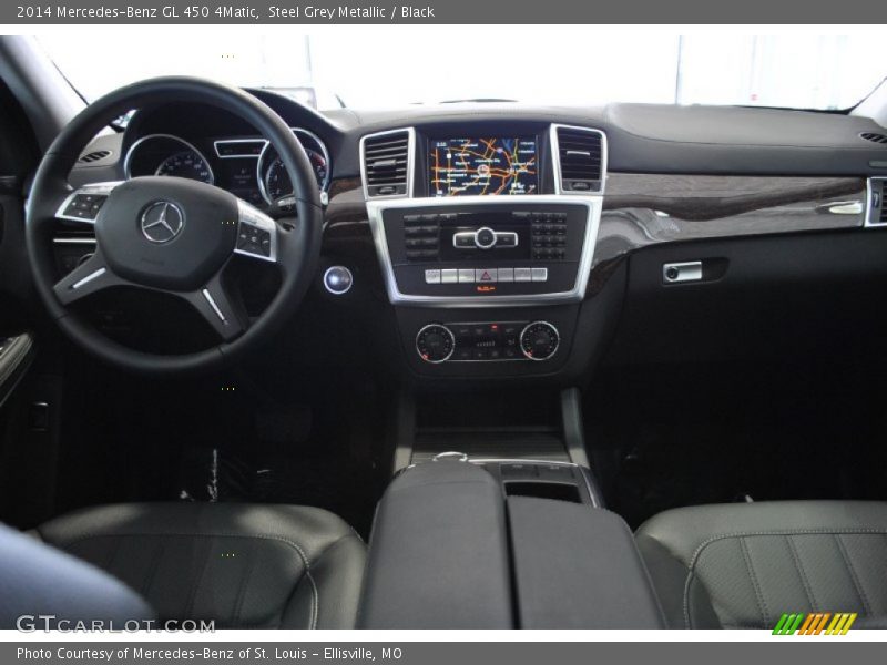 Steel Grey Metallic / Black 2014 Mercedes-Benz GL 450 4Matic