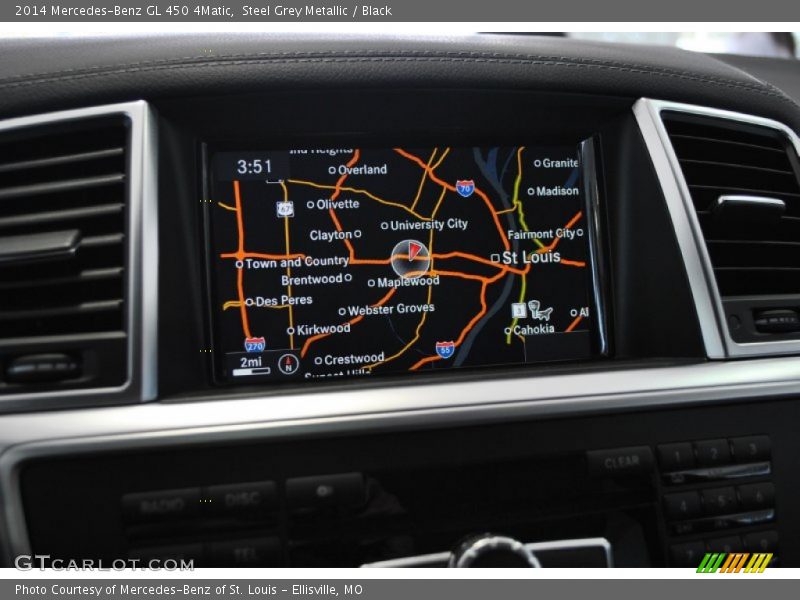 Steel Grey Metallic / Black 2014 Mercedes-Benz GL 450 4Matic