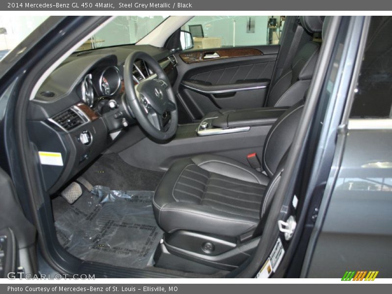 Steel Grey Metallic / Black 2014 Mercedes-Benz GL 450 4Matic