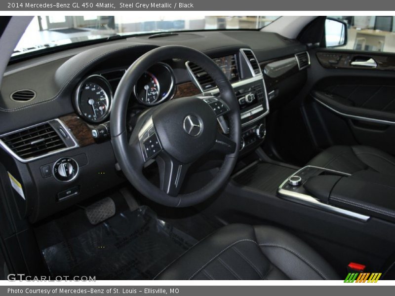 Steel Grey Metallic / Black 2014 Mercedes-Benz GL 450 4Matic