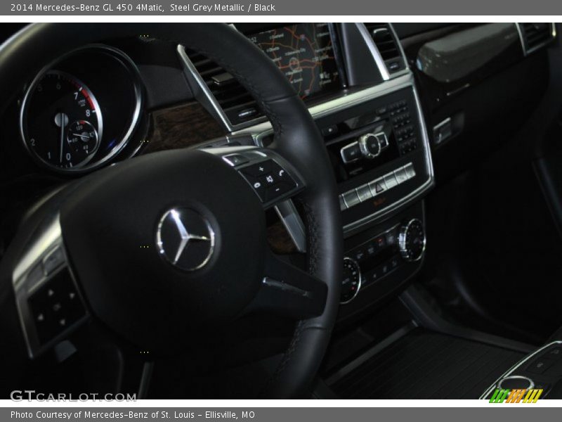 Steel Grey Metallic / Black 2014 Mercedes-Benz GL 450 4Matic