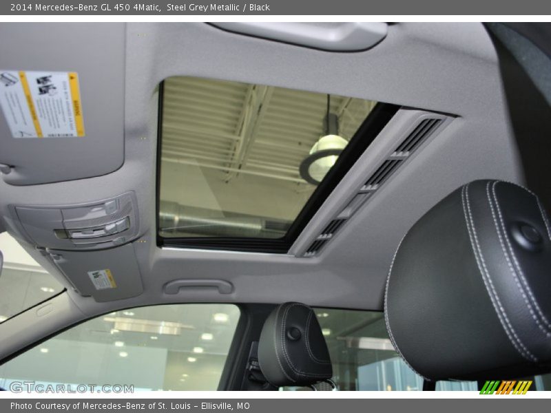 Steel Grey Metallic / Black 2014 Mercedes-Benz GL 450 4Matic