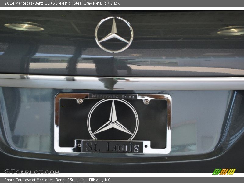 Steel Grey Metallic / Black 2014 Mercedes-Benz GL 450 4Matic