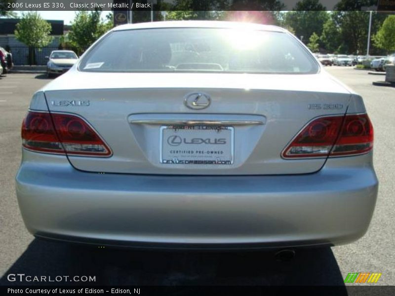 Classic Silver Metallic / Black 2006 Lexus ES 330