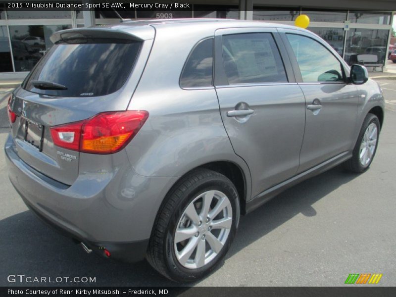 Mercury Gray / Black 2015 Mitsubishi Outlander Sport SE AWC