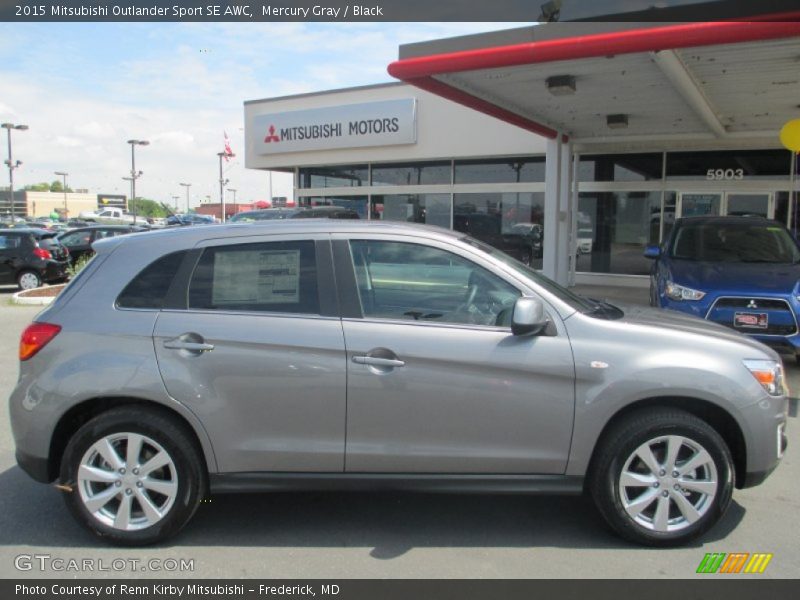 Mercury Gray / Black 2015 Mitsubishi Outlander Sport SE AWC