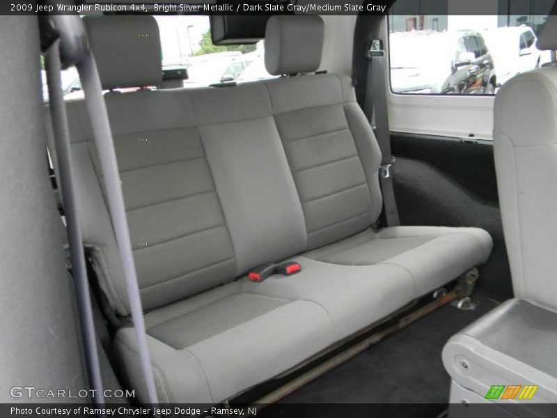 Rear Seat of 2009 Wrangler Rubicon 4x4