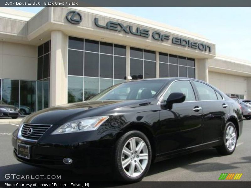 Black Onyx / Black 2007 Lexus ES 350