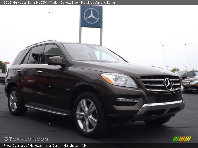 Dakota Brown Metallic / Almond Beige 2012 Mercedes-Benz ML 350 4Matic