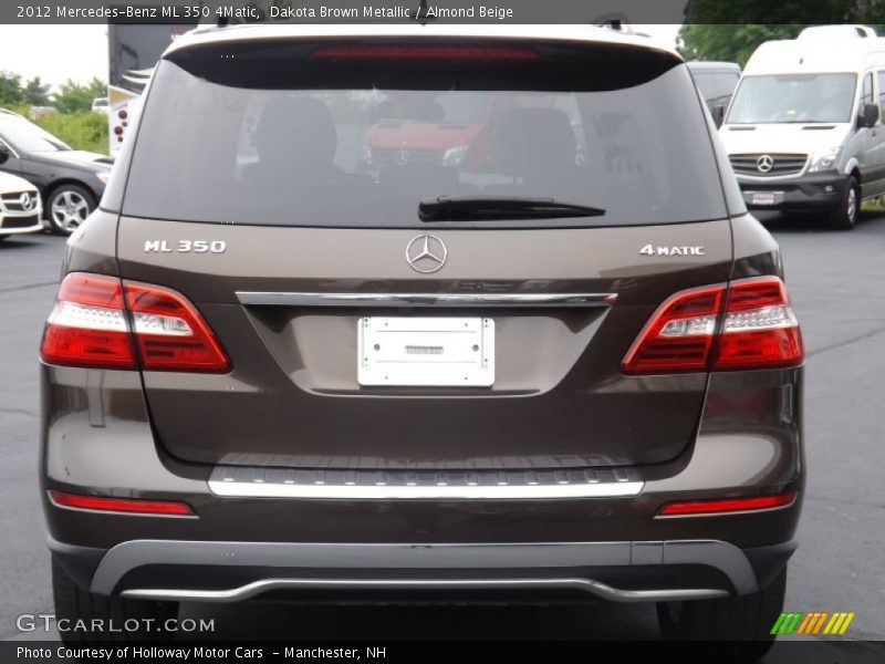 Dakota Brown Metallic / Almond Beige 2012 Mercedes-Benz ML 350 4Matic