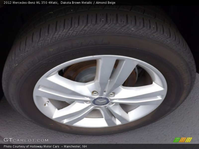 Dakota Brown Metallic / Almond Beige 2012 Mercedes-Benz ML 350 4Matic