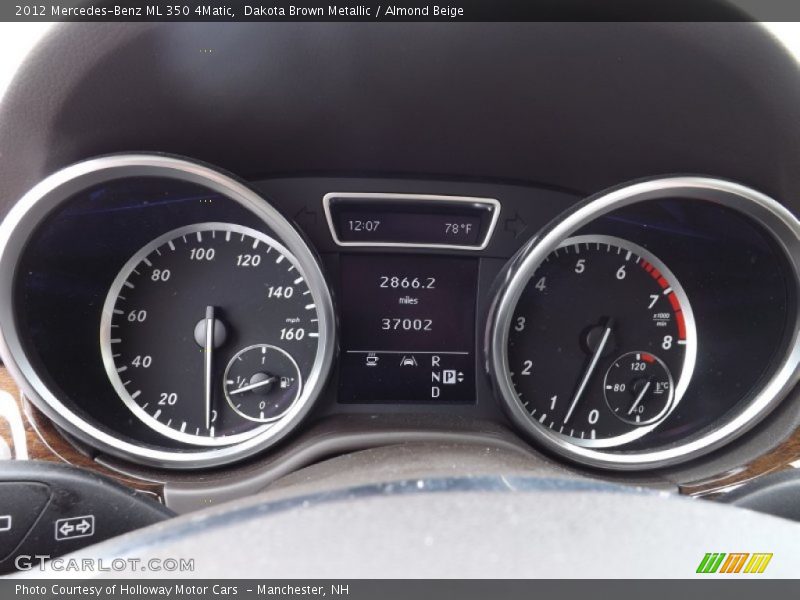  2012 ML 350 4Matic 350 4Matic Gauges