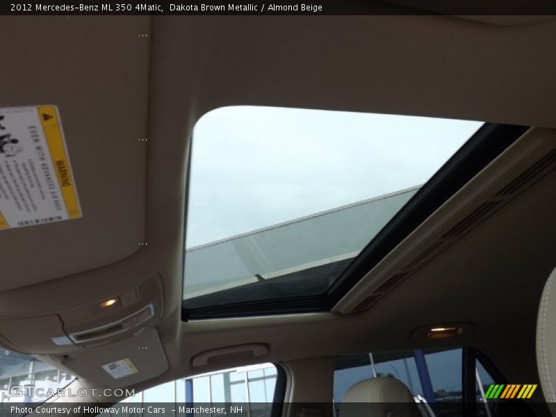 Dakota Brown Metallic / Almond Beige 2012 Mercedes-Benz ML 350 4Matic
