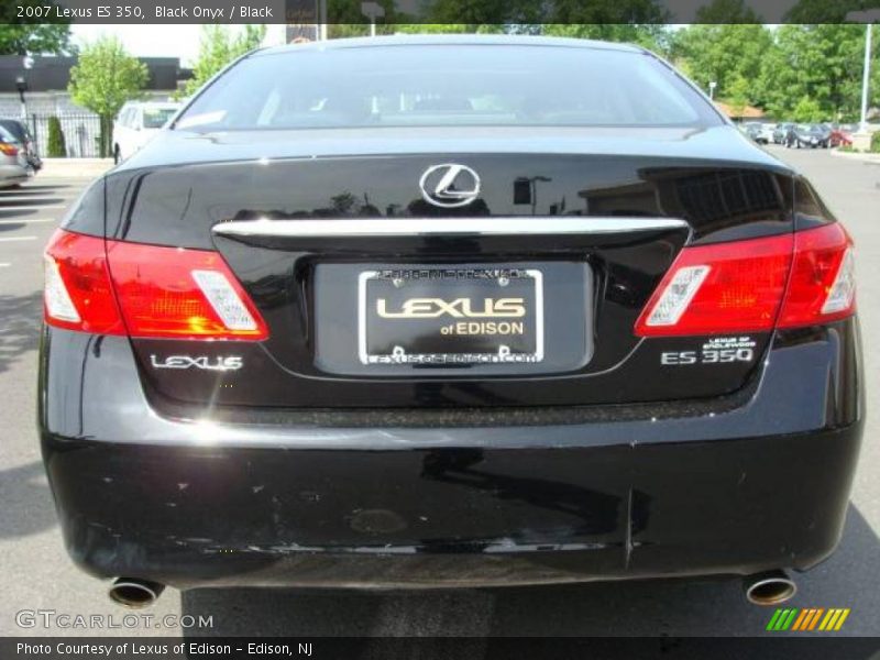 Black Onyx / Black 2007 Lexus ES 350