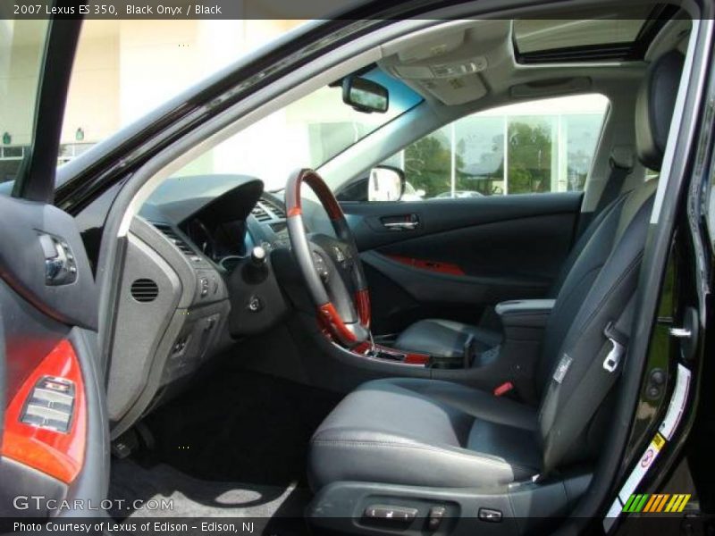 Black Onyx / Black 2007 Lexus ES 350
