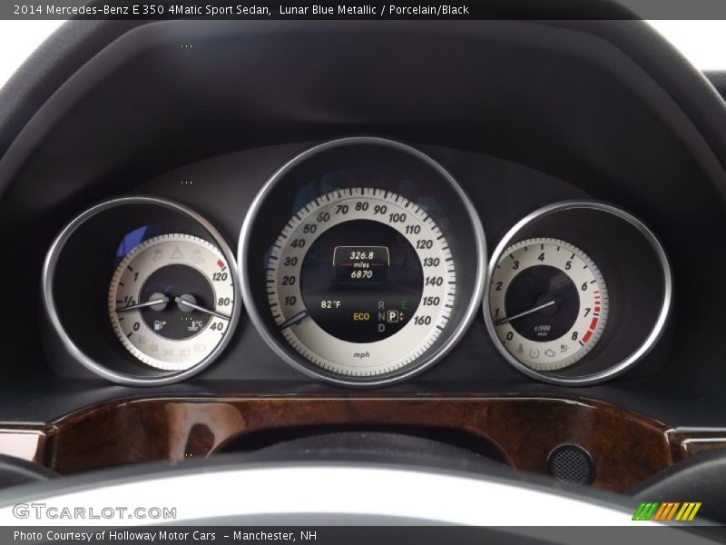 Lunar Blue Metallic / Porcelain/Black 2014 Mercedes-Benz E 350 4Matic Sport Sedan
