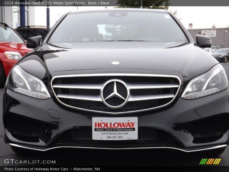 Black / Black 2014 Mercedes-Benz E 350 4Matic Sport Sedan