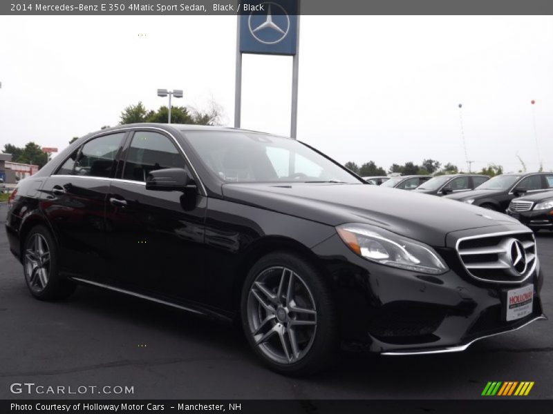 Black / Black 2014 Mercedes-Benz E 350 4Matic Sport Sedan