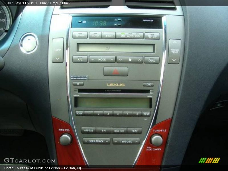 Black Onyx / Black 2007 Lexus ES 350