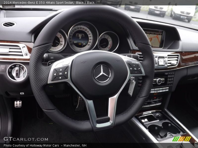 Black / Black 2014 Mercedes-Benz E 350 4Matic Sport Sedan