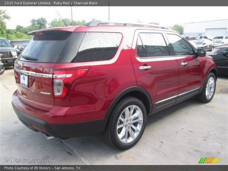 Ruby Red / Charcoal Black 2015 Ford Explorer Limited