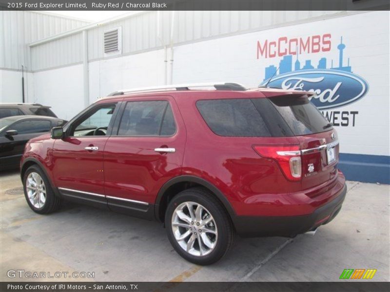 Ruby Red / Charcoal Black 2015 Ford Explorer Limited