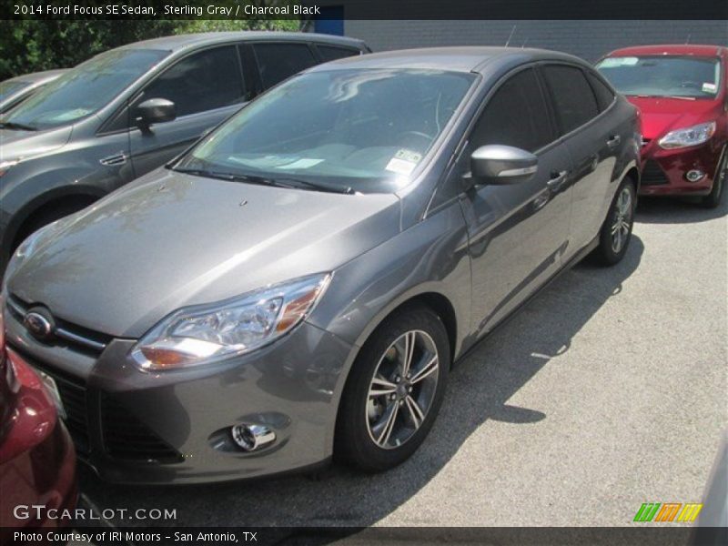 Sterling Gray / Charcoal Black 2014 Ford Focus SE Sedan