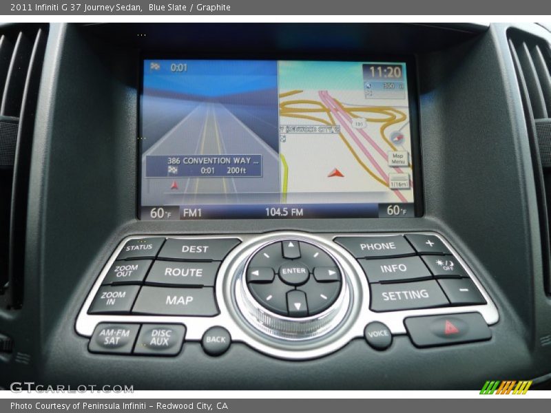 Blue Slate / Graphite 2011 Infiniti G 37 Journey Sedan