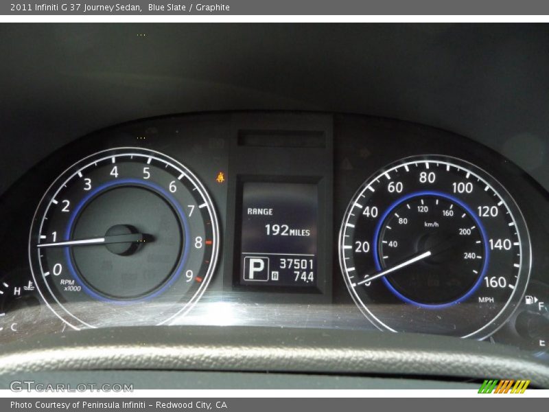 Blue Slate / Graphite 2011 Infiniti G 37 Journey Sedan