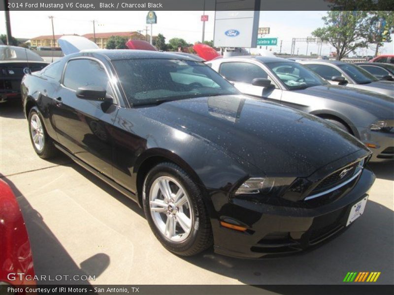 Black / Charcoal Black 2014 Ford Mustang V6 Coupe