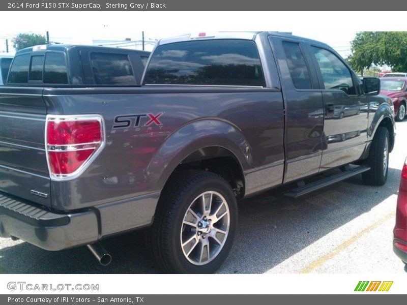Sterling Grey / Black 2014 Ford F150 STX SuperCab
