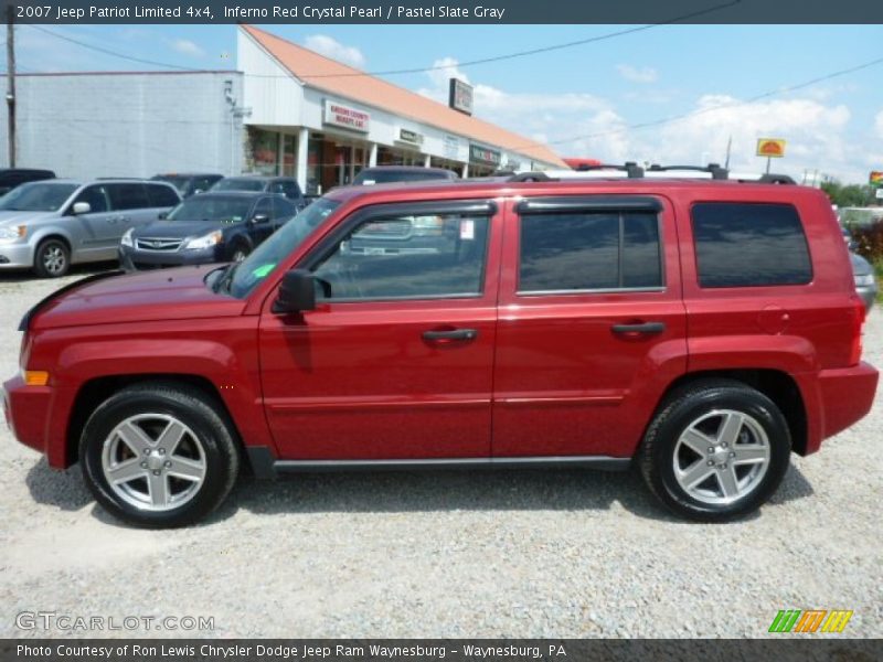 Inferno Red Crystal Pearl / Pastel Slate Gray 2007 Jeep Patriot Limited 4x4