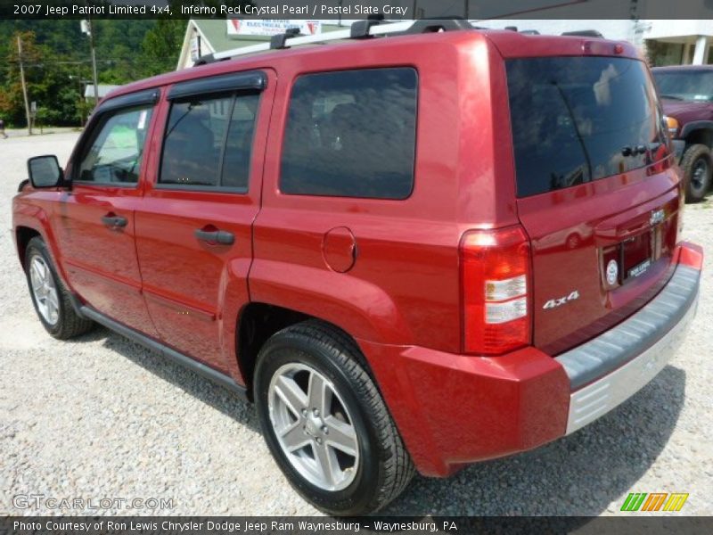 Inferno Red Crystal Pearl / Pastel Slate Gray 2007 Jeep Patriot Limited 4x4