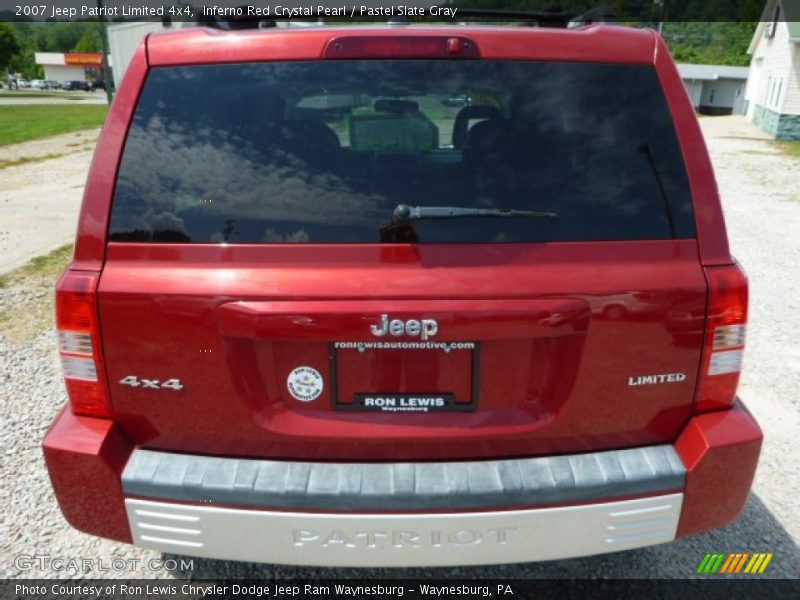 Inferno Red Crystal Pearl / Pastel Slate Gray 2007 Jeep Patriot Limited 4x4