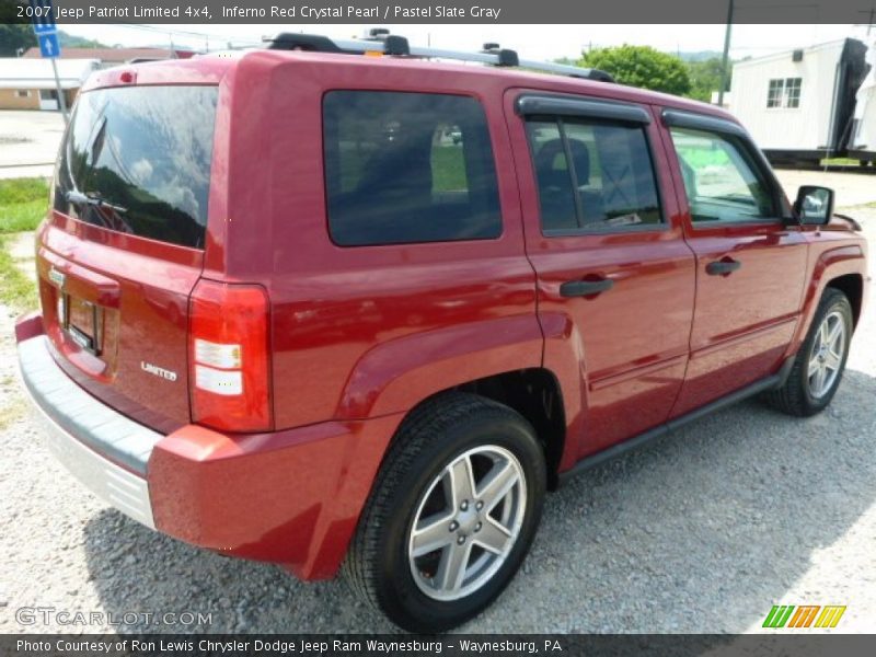 Inferno Red Crystal Pearl / Pastel Slate Gray 2007 Jeep Patriot Limited 4x4