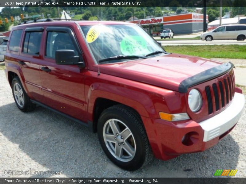 Inferno Red Crystal Pearl / Pastel Slate Gray 2007 Jeep Patriot Limited 4x4