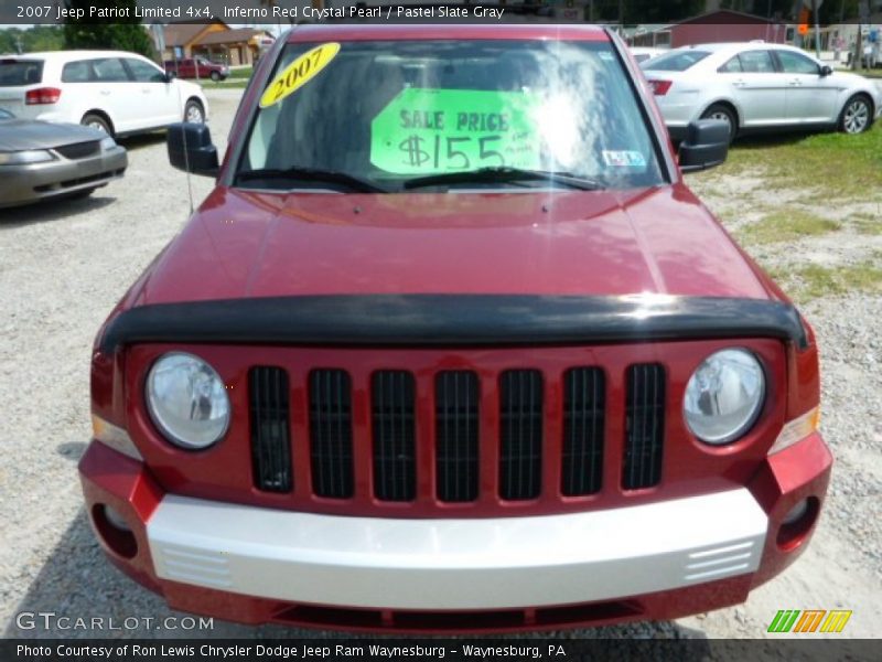 Inferno Red Crystal Pearl / Pastel Slate Gray 2007 Jeep Patriot Limited 4x4