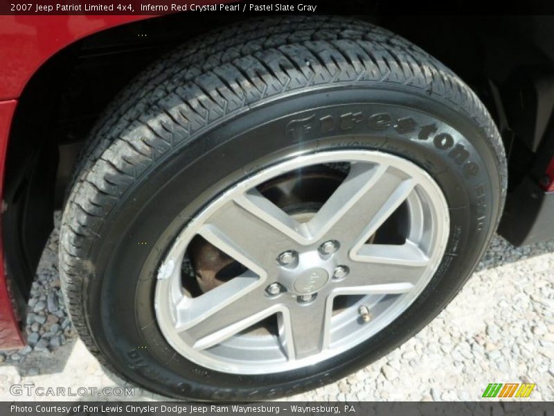 Inferno Red Crystal Pearl / Pastel Slate Gray 2007 Jeep Patriot Limited 4x4