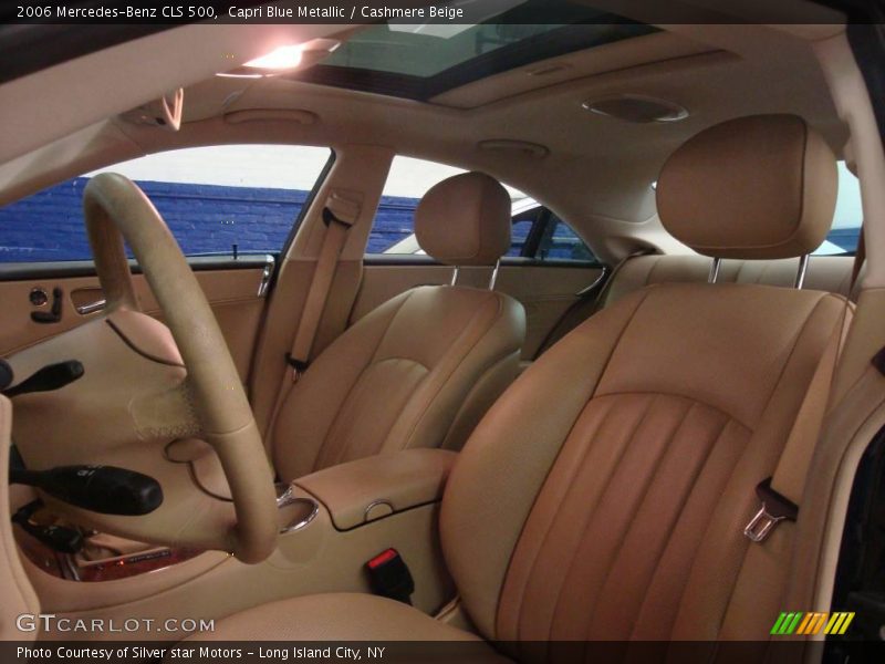 Capri Blue Metallic / Cashmere Beige 2006 Mercedes-Benz CLS 500