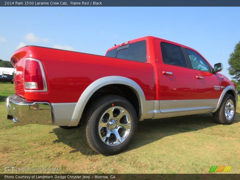 Flame Red / Black 2014 Ram 1500 Laramie Crew Cab