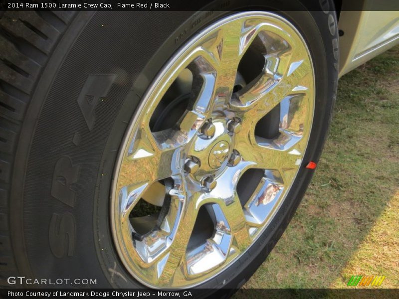 Flame Red / Black 2014 Ram 1500 Laramie Crew Cab