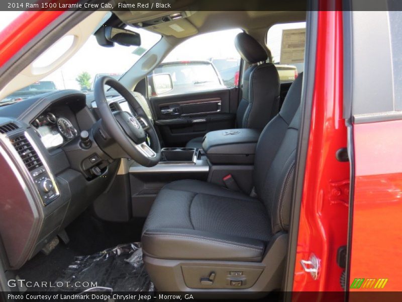 Flame Red / Black 2014 Ram 1500 Laramie Crew Cab