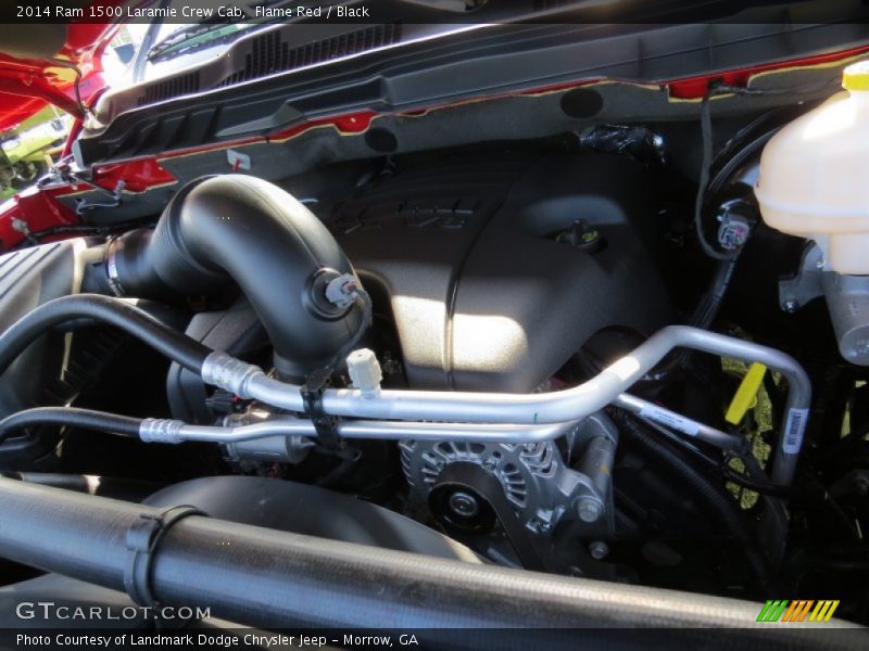 Flame Red / Black 2014 Ram 1500 Laramie Crew Cab