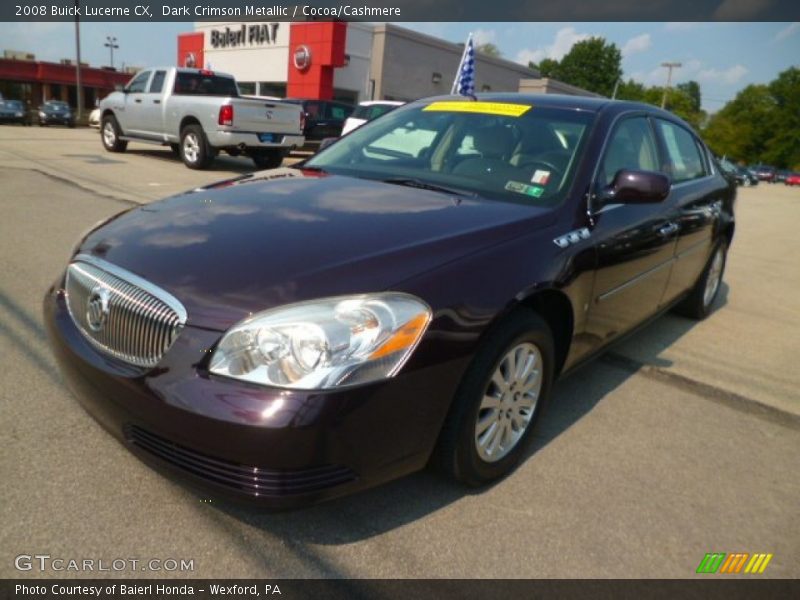 Dark Crimson Metallic / Cocoa/Cashmere 2008 Buick Lucerne CX