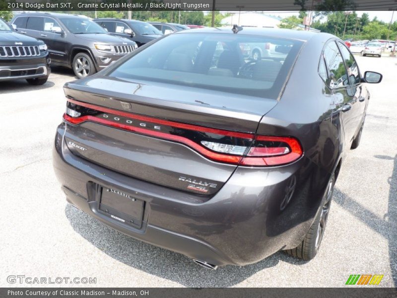 Granite Crystal Metallic / Black/Light Tungsten 2014 Dodge Dart SXT