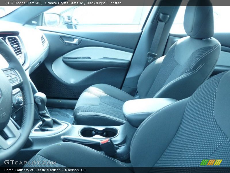 Granite Crystal Metallic / Black/Light Tungsten 2014 Dodge Dart SXT
