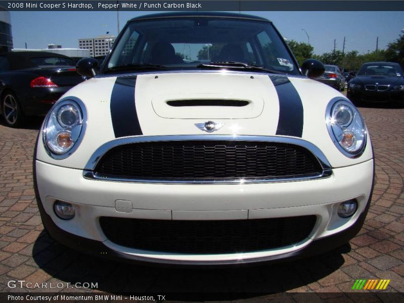 Pepper White / Punch Carbon Black 2008 Mini Cooper S Hardtop