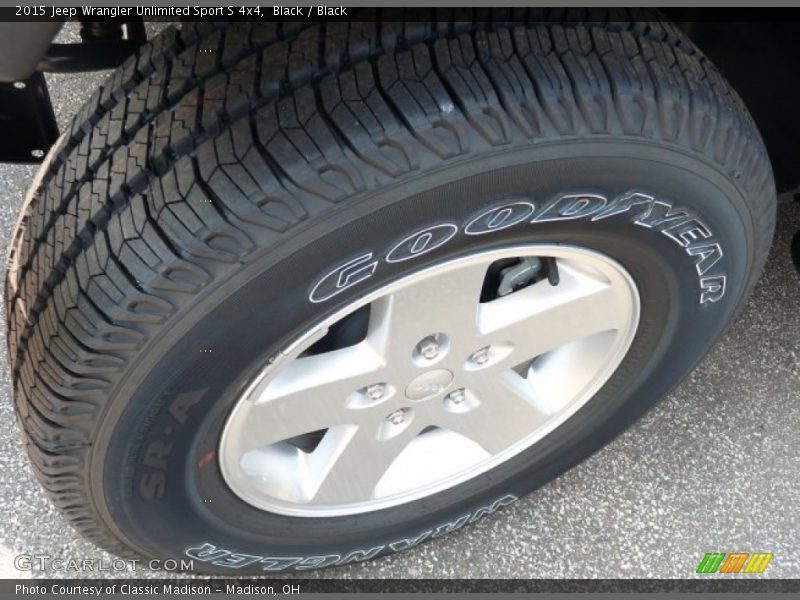 Black / Black 2015 Jeep Wrangler Unlimited Sport S 4x4